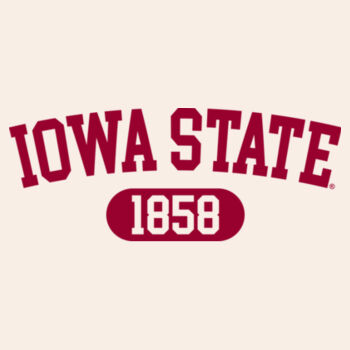Iowa State Est. 1858 Boxy Drawcord Sweatshirt Design