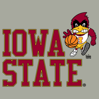ISU Cropped Basketball 1/2 Zip Fleece Design