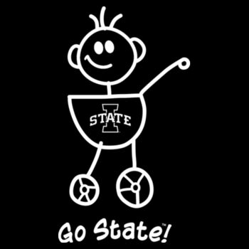 Go State! Infant Wearable Blanket - Black Design