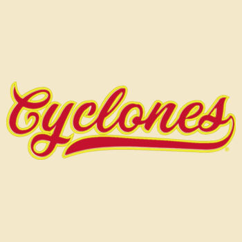 Retro Cyclones Crop Sweatshirt Design