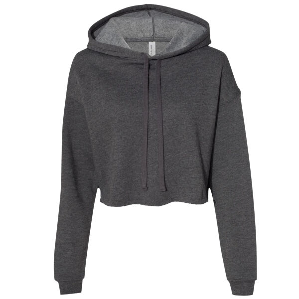 Glitter Cropped Fleece Hoodie Thumbnail