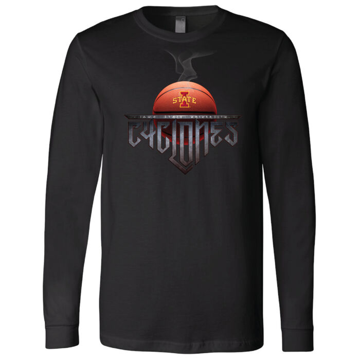 Smokin' Hot Basketball Long Sleeve Tee Thumbnail