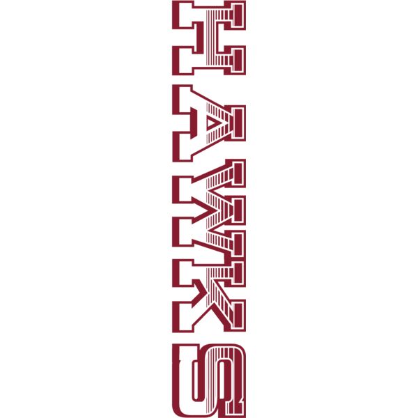 hawkshop hawks stripe maroon Thumbnail