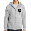 Essential Fleece Full Zip Hooded Sweatshirt Thumbnail