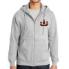 Essential Fleece Full Zip Hooded Sweatshirt Thumbnail
