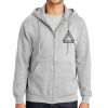 Essential Fleece Full Zip Hooded Sweatshirt Thumbnail