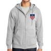 Essential Fleece Full Zip Hooded Sweatshirt Thumbnail