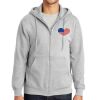Essential Fleece Full Zip Hooded Sweatshirt Thumbnail